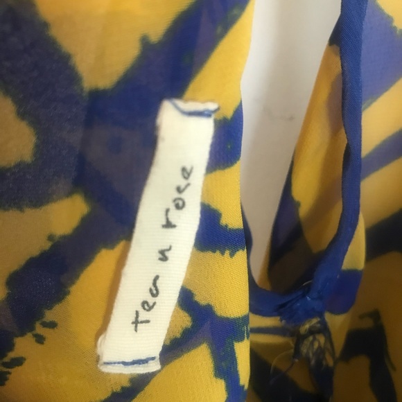 Tea n Rose Blouse Small - Picture 4 of 6